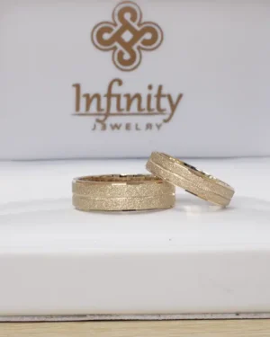 Dúo matrimonial acabado diamantado en oro, modelo DM-9 - foto 2